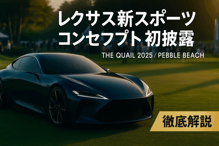 レクサス スポーツコンセプト 2025 最新情報｜新型スポーツカーの全貌