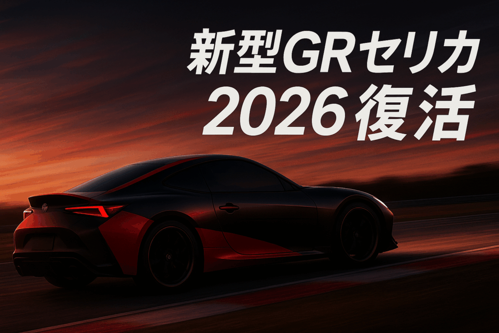 GRセリカ復活 2026年に400馬力ミドシップ4WDで登場