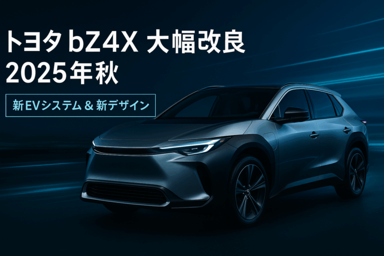 bZ4X 改良版 – 2025年新型の充電性能と航続距離が大幅進化