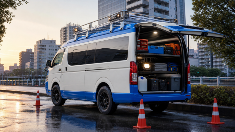 JAF-FAST災害支援車とは？ハイエースで見る非常時の備え