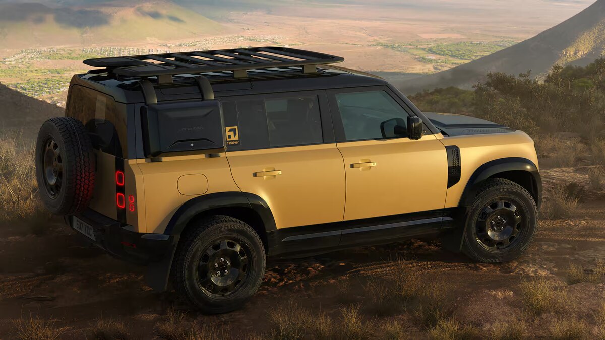 ディフェンダー VERTEXとTROPHY EDITION 2027の違い、街乗りと悪路装備で見る選び方：価格とボディサイズで候補を絞るの公式車両画像