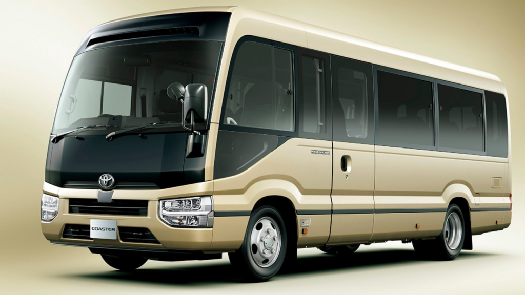 トヨタ コースター2026年改良|PREMIUM CABIN・EX・GX・LXの違いと安全装備