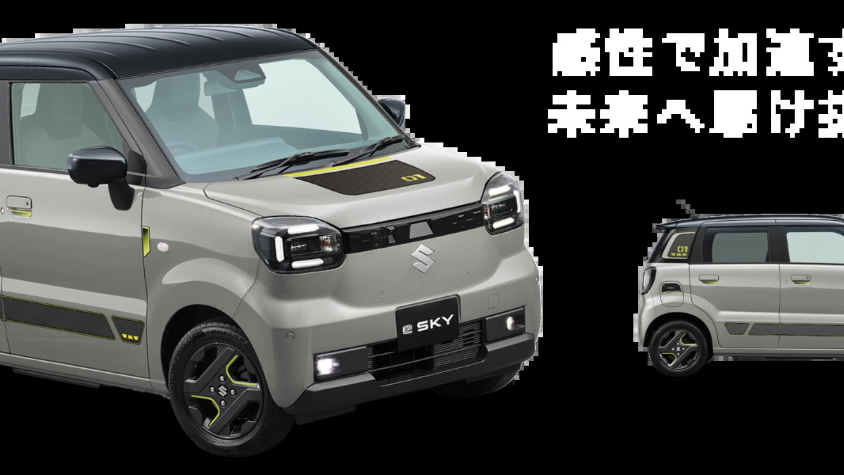 e SKY純正アクセサリーキット2種を比較｜MILD SPORTYとneo future：neo futureは車体の前後とホイールまで飾る10点の関連画像